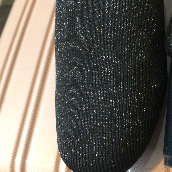 Like new black/silver Nature Breeze sparkly boots. Size 6 - Picture 2 of 5